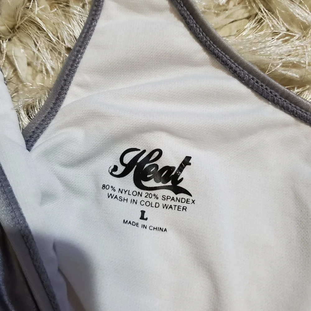 One piece sun kiss silver swimsuit